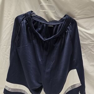 Jordan Navy and White Athletic Shorts
